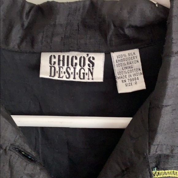 Chico’s Design Beautiful Beaded Lined Top - Picture 6 of 6